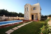 Spilia Kreta, Spilia: Drei schöne Villen in der grünsten Landschaft mit privaten Pools zu verkaufen Haus kaufen